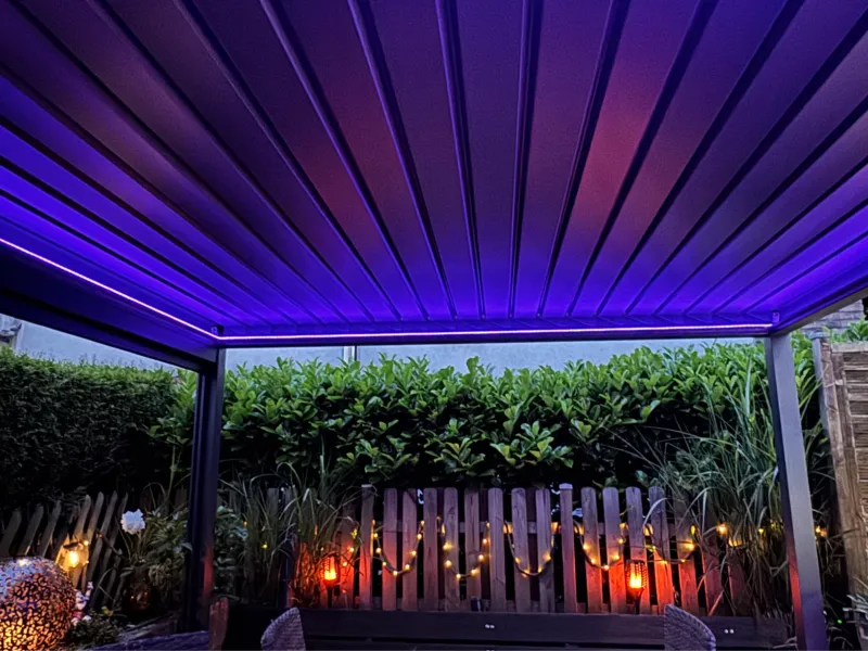 Halterung LED Pavillon vertikal