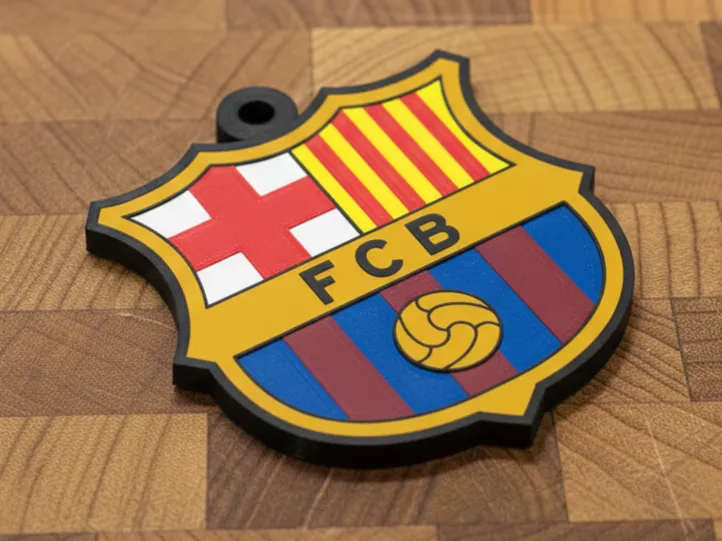 FC Barcelona Logo Sleutelhanger