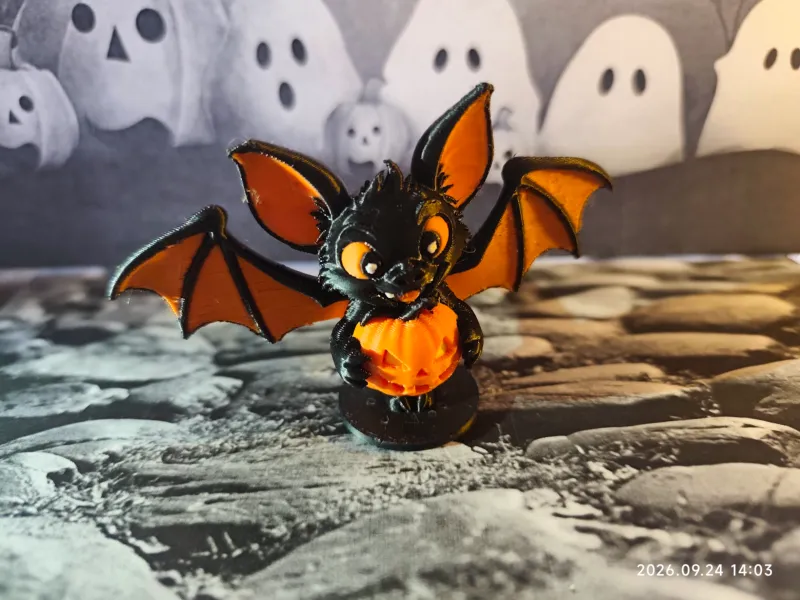 Pumpkin Bat – Halloween Decoration