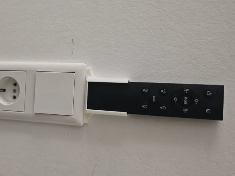 Snap-On Remote Caddy: No-Drill Wall Mount