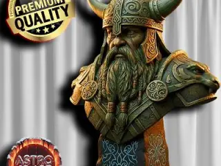 Viking Bronze Buste