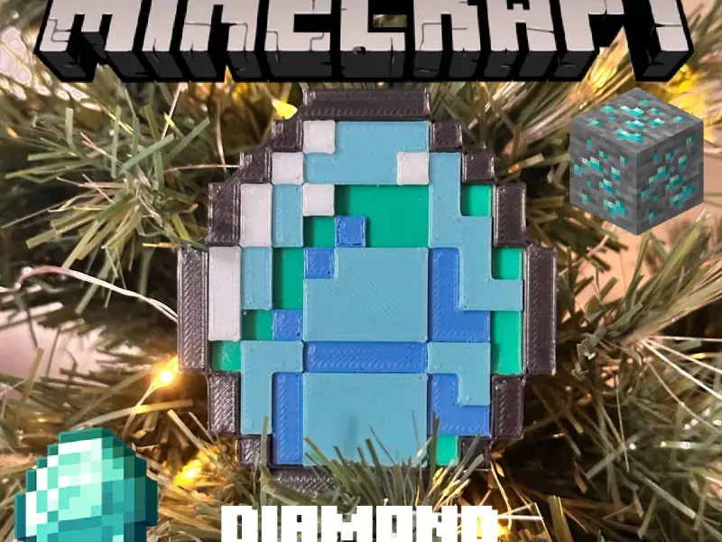 Objeto Diamante de Minecraft