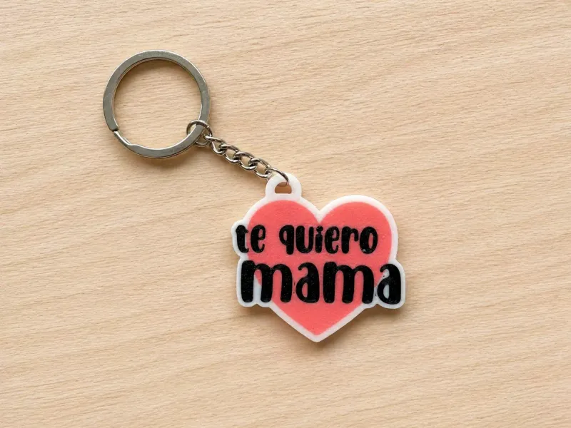 “I Love You Mom” Keychain