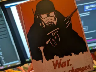 War Never Changes Hueforge