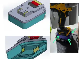 LITIO BATTERY ADAPTER /ADAPTADOR PARA BATERIA DE LITIO