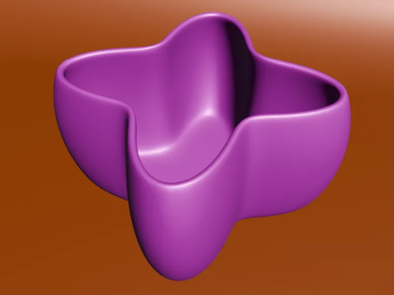 Organic Curved Bowl/Wavy Modern Vase V3D ID-146