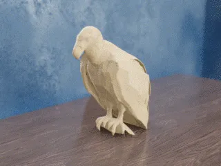 Low Poly Vulture