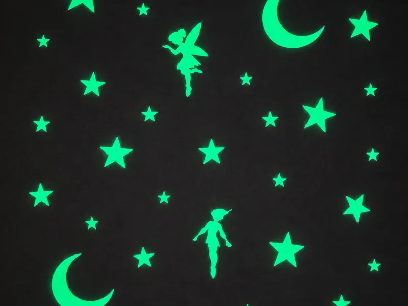 Étoiles lumineuses sur le mur ou le plafond Peter Pan