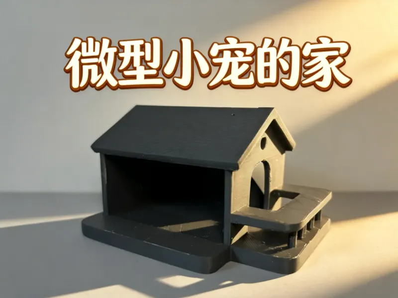 带阳台的微型小宠的家 仓鼠、金丝熊、芦丁鸡