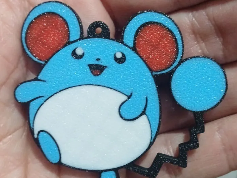 Keychain double faced MARILL
