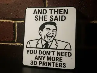 And then she said....