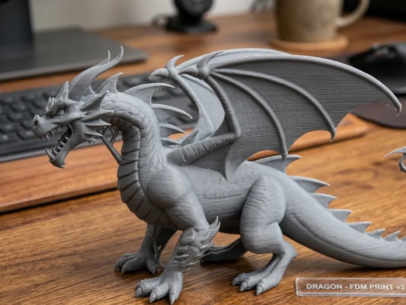 wütender Drache