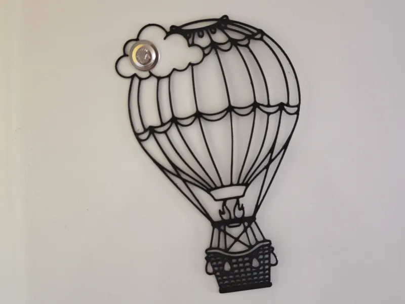 Hot Air Balloon Wall Art / Hanging Decoration