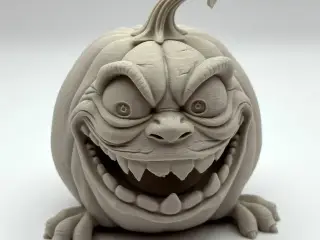 Freaky Halloween Pumpkin