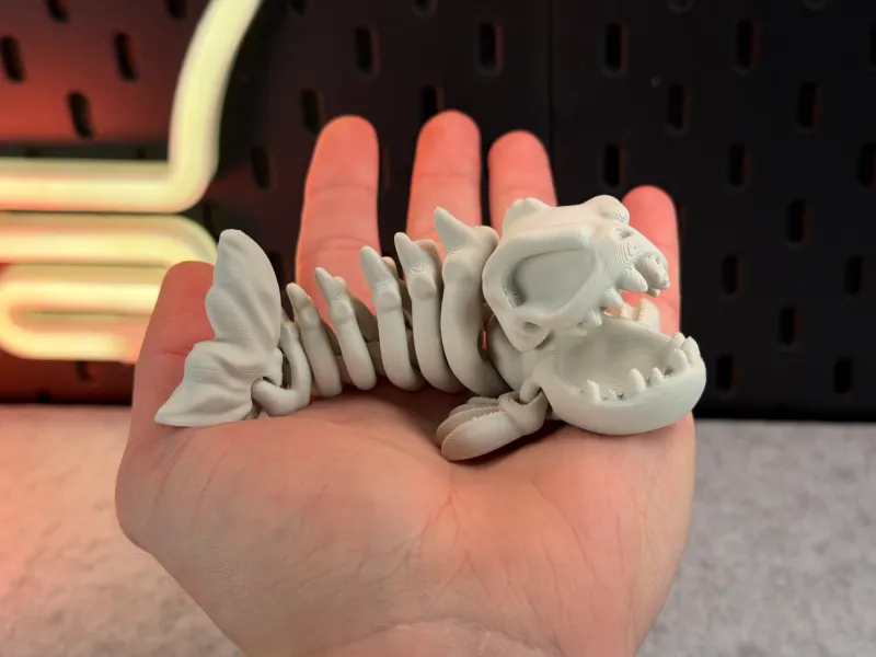 Articulated Skeleton Piranha