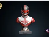 Power Rangers Time Force Red Ranger Bust STL-0