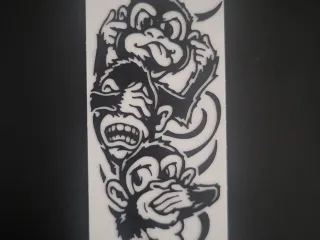 Separador de libros monkey