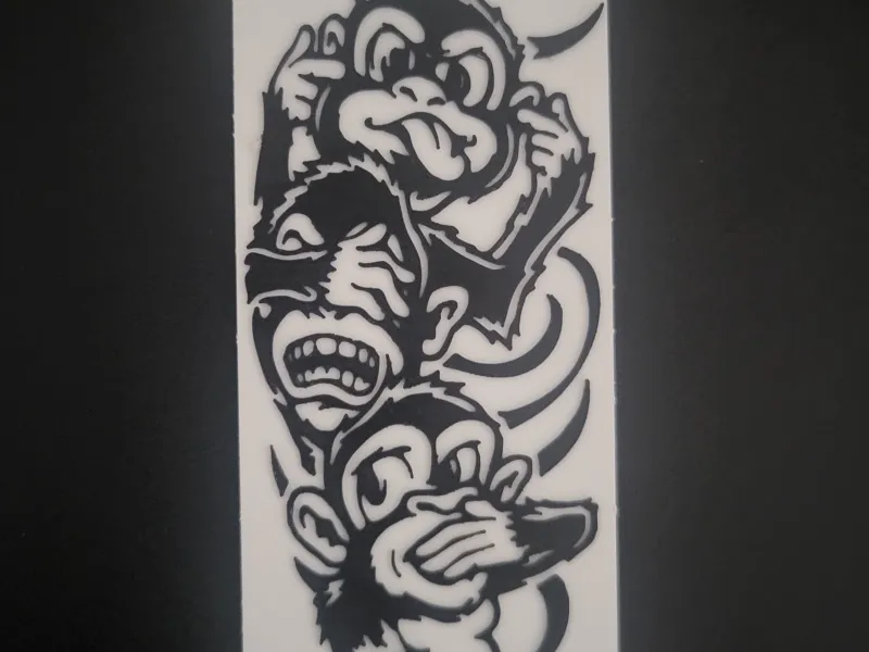 Separador de libros monkey