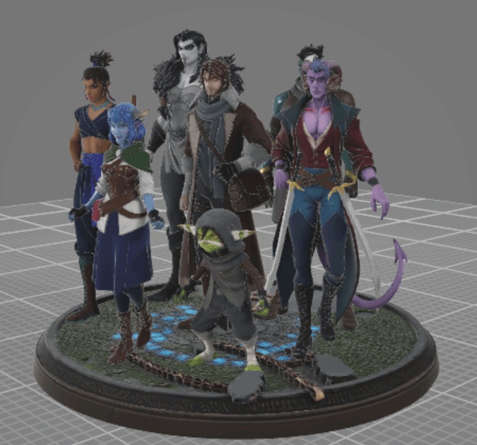 The Mighty Nein Model Pack