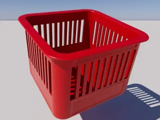 Crate box for drawer (closed walls, Inside 8cm x 8cm)