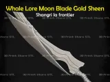 Whale Lore Moon Blade Gold Sheen Cosplay Shangri-La Frontier-0