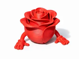 VALENTINES / ROSE BUDDY ARTICULATED / GIFT FOR VALENTINESDAY