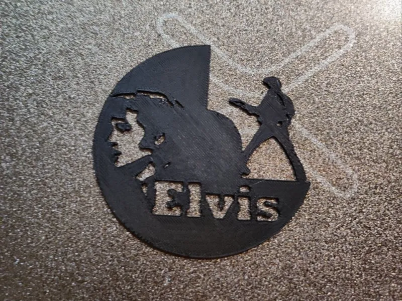 silueta elvis presley