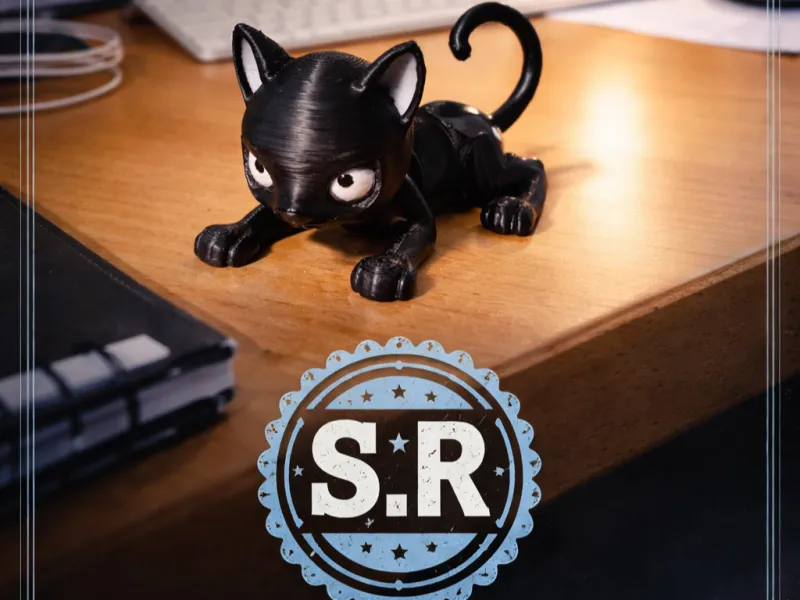 Stealthy Black Panther articulated
