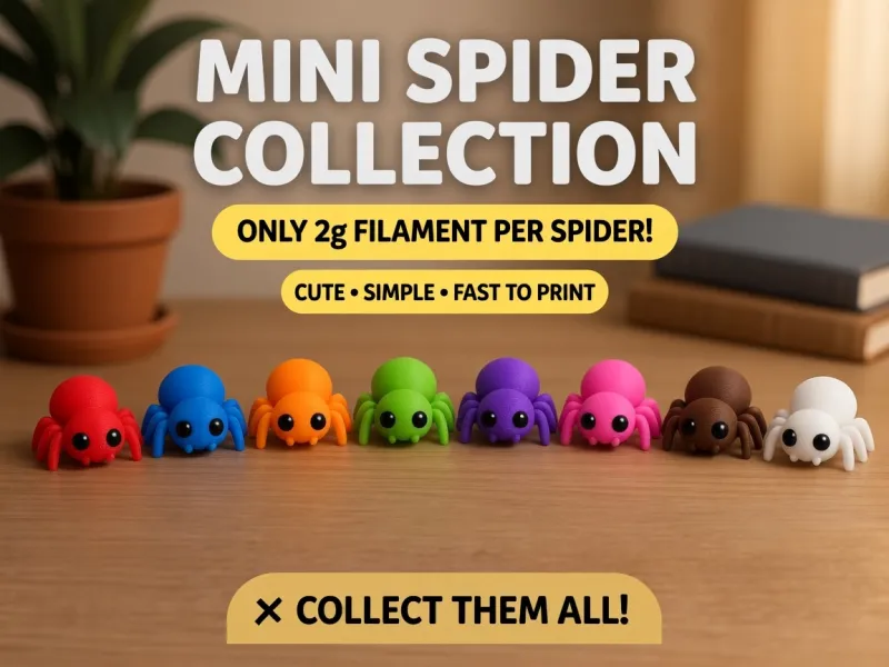 Mini Spinnencollectie