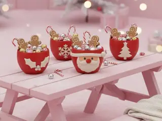 Chrismas Pack Bowls Tazones Cuencos