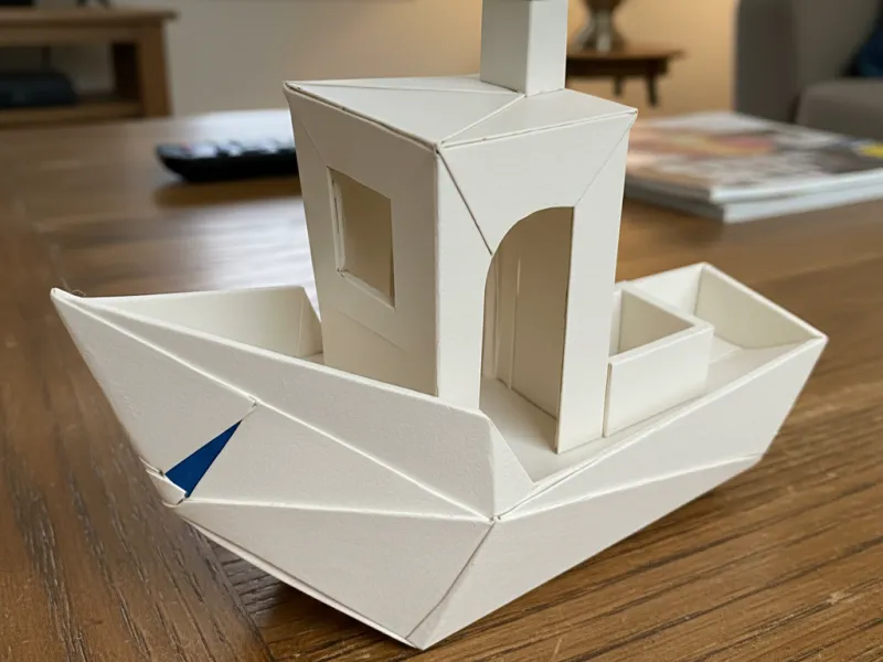 Origamibenchy: the paper boat you folded as a kid