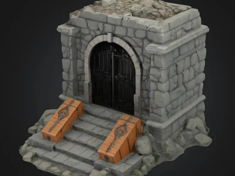 dvarven crypt entrace game rpg