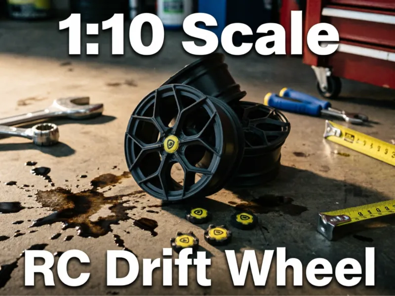 RC-Drift-Rad 1:10 Maßstab Lambo NL4 Schmiederäder + Reifen