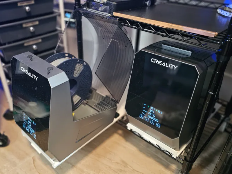 Tavă glisantă pentru cărucior utilitar pentru uscătorul de filament Space Pi