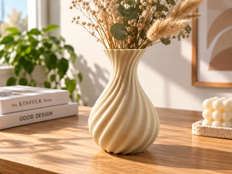 Vaso a Spirale Elegante – Arredo Moderno Tortile