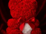 double-sided rose teddy bear | doppelseitiger Rosen Teddy-0