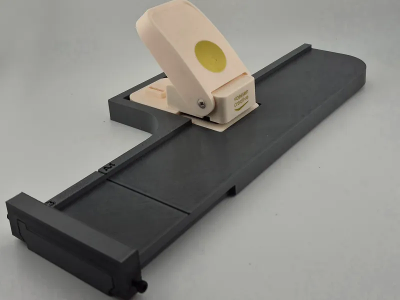 Center Hole Punch Adapter for Calendar Making