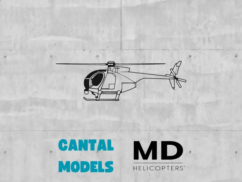 MH-6 LITTLEBIRD MILITARY HELICOPTER #1 | 2D WALL ART