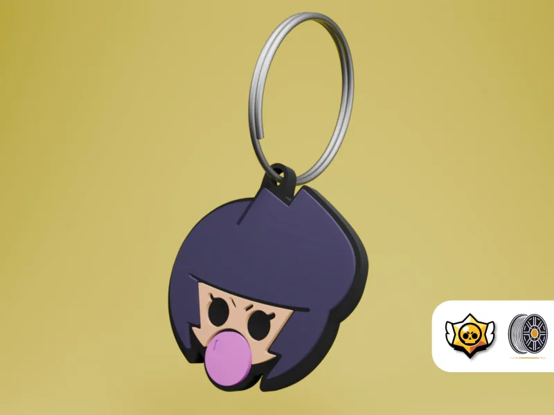 Bibi | Brawl Stars Keychain Series (CFS)