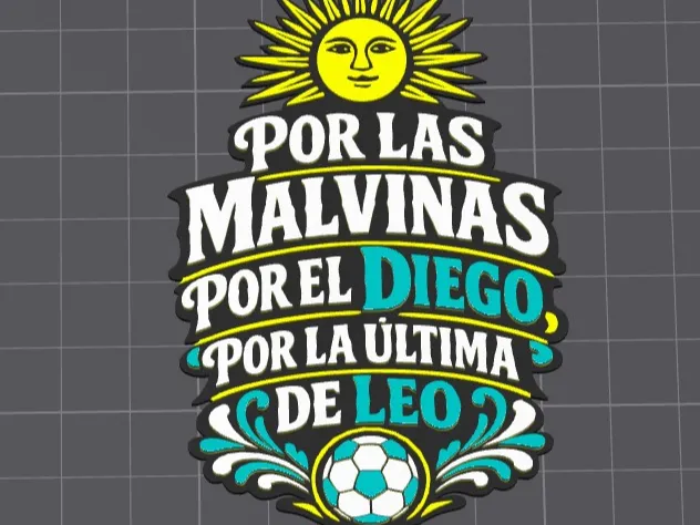 Por Messi, el Dieggo, MAlvinas