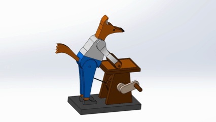 Mechanical Working Fox Automata-0
