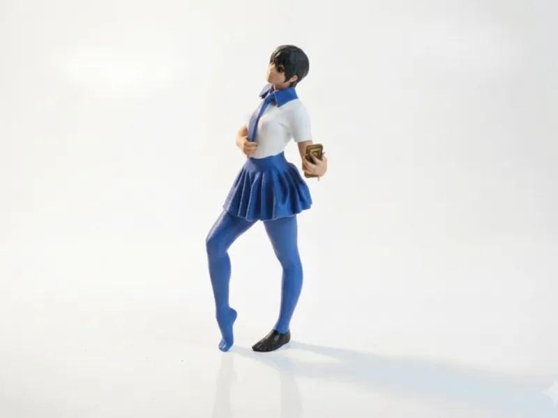 Selfie-Mädchen-Figurine Weibliche Charakter 3D-druckbar