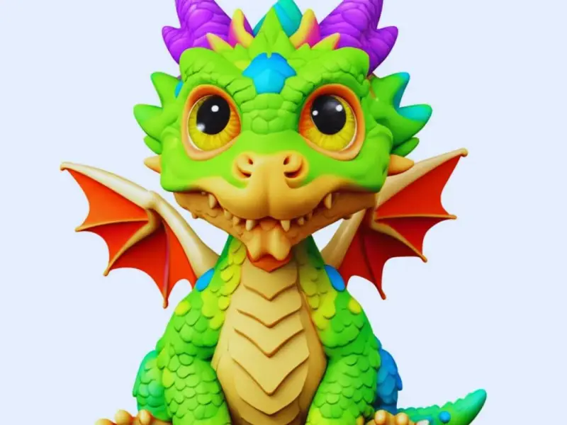 Cute Baby Dragon