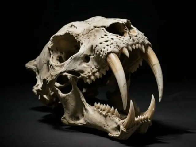Saber-Toothed Tiger Skull