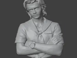 Low Polly Steve Harrington Bust Stranger Things