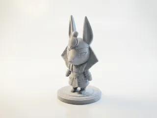 Egyptian Warrior Mouse Figurine Historical 3D Printable