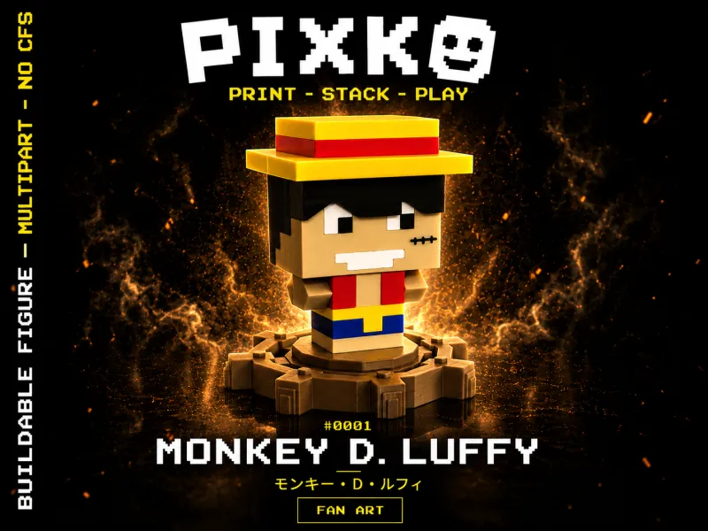 PIXKO - #0001 MONKEY D. LUFFY