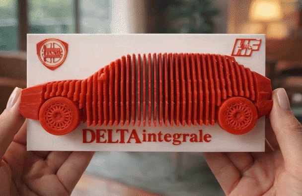 Многослойная модель Lancia Delta Integrale