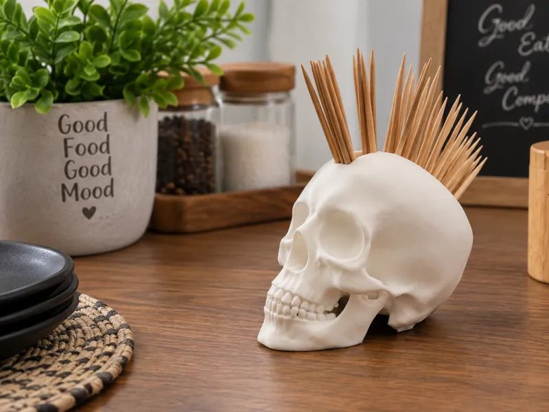 Skull Toothpick Holder