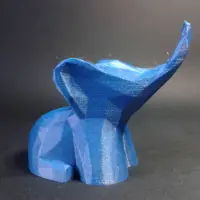 Low-Poly 3D Model - Elephant 低面數-大象-3